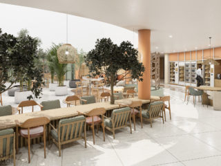 Interior renderings